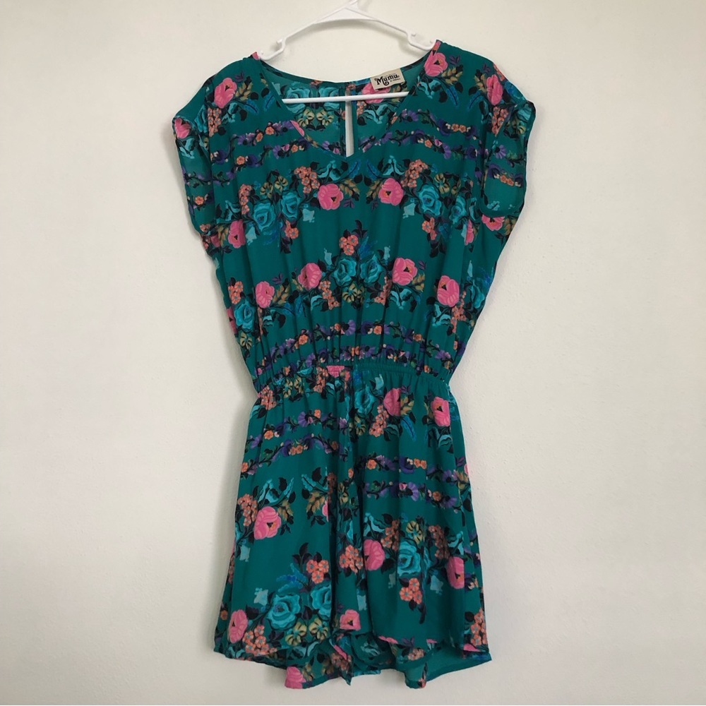 Show Me Your MuMu ‘Rowdy’ Romper in Baby Buds Size Extra Small